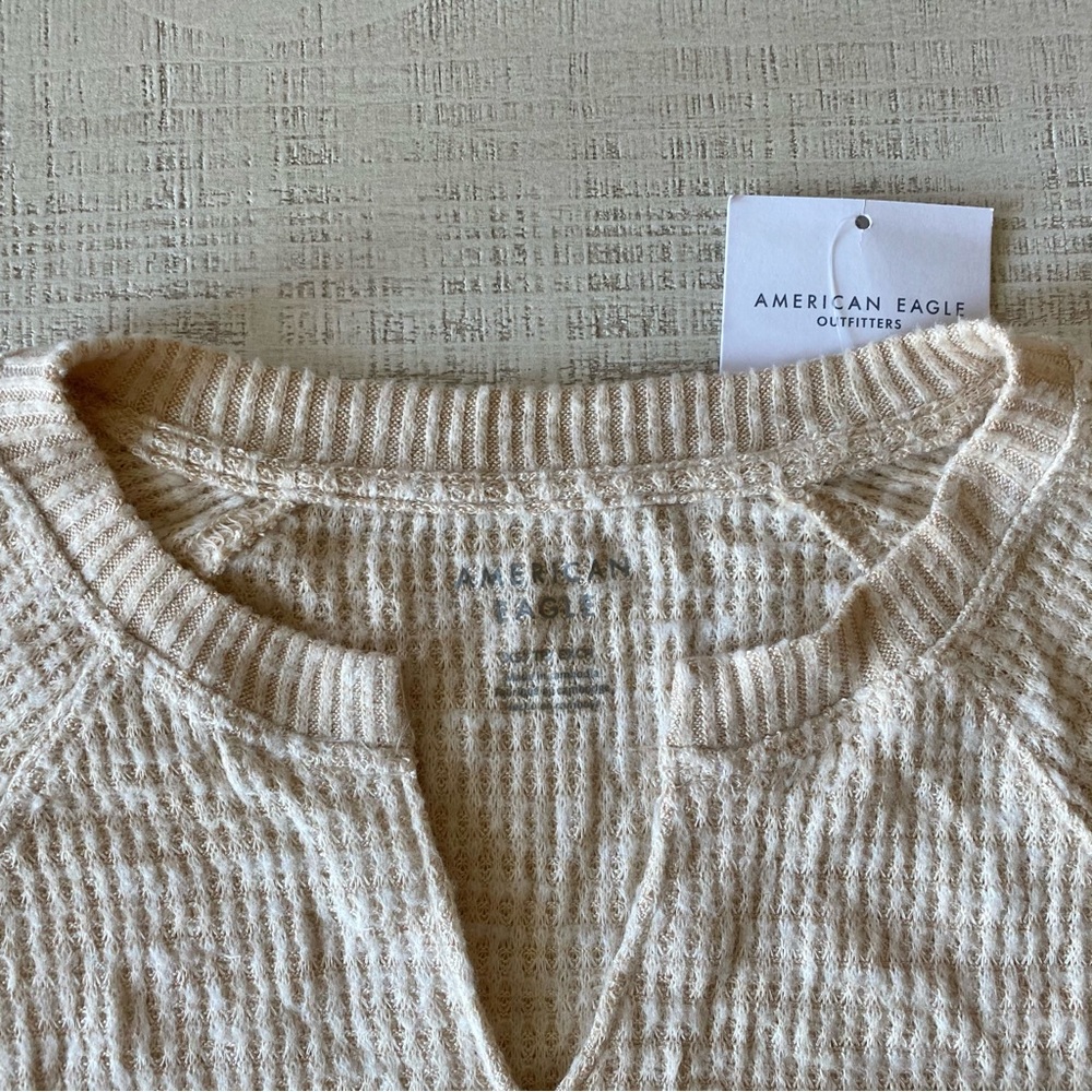 American Eagle Waffle Knit Longsleeve  [NWT]